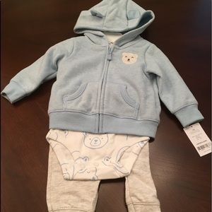 3-Piece Animals Little Jacket Set
